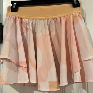 Lululemon Peach and Cream Women's Skirt